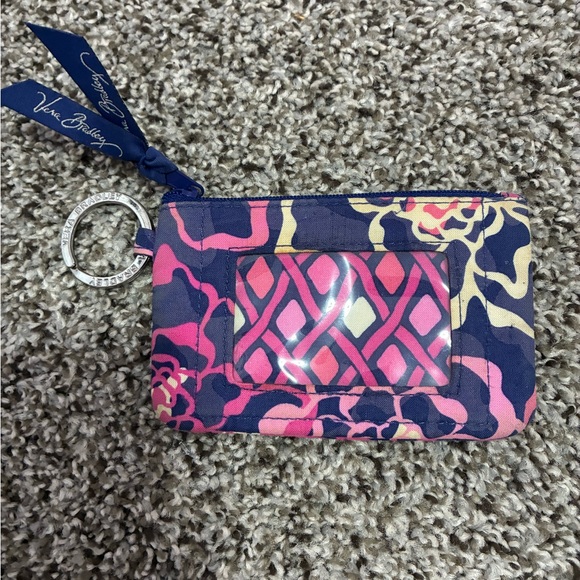 Vera Bradley KATALINA PINK Mini Wallet ID Case - Picture 2 of 3